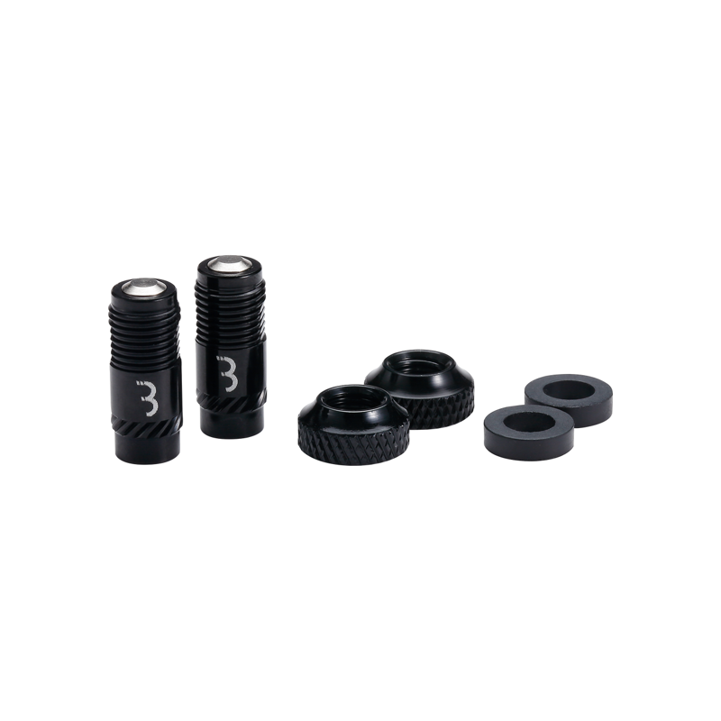 BBB BTI-165 CoreCap Valve Cap 2-piece Set in Black-2