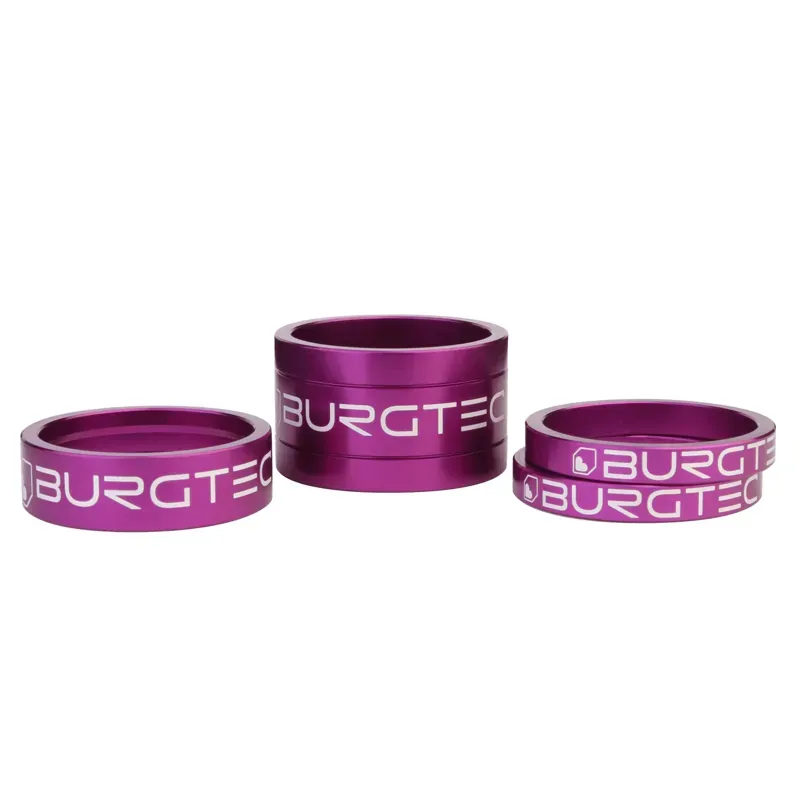 Burgtec Stem Spacer Kit in Purple Rain