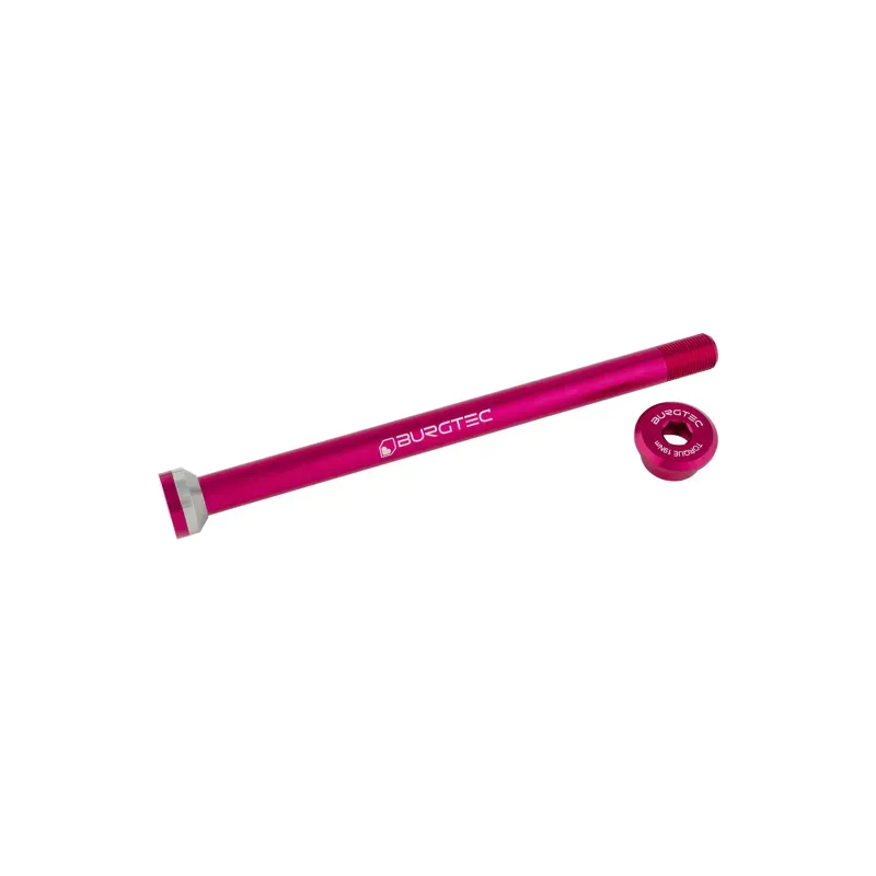 Burgtec Transition 171mm Rear Axle in Toxic Barbie Pink