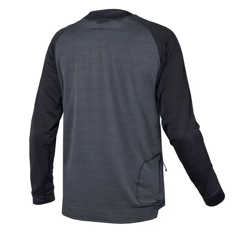 Endura SingleTrack Long Sleeve Jersey in Black-1