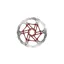 Hope Floating Disc 220mm 6-Bolt Float Rotor in Red