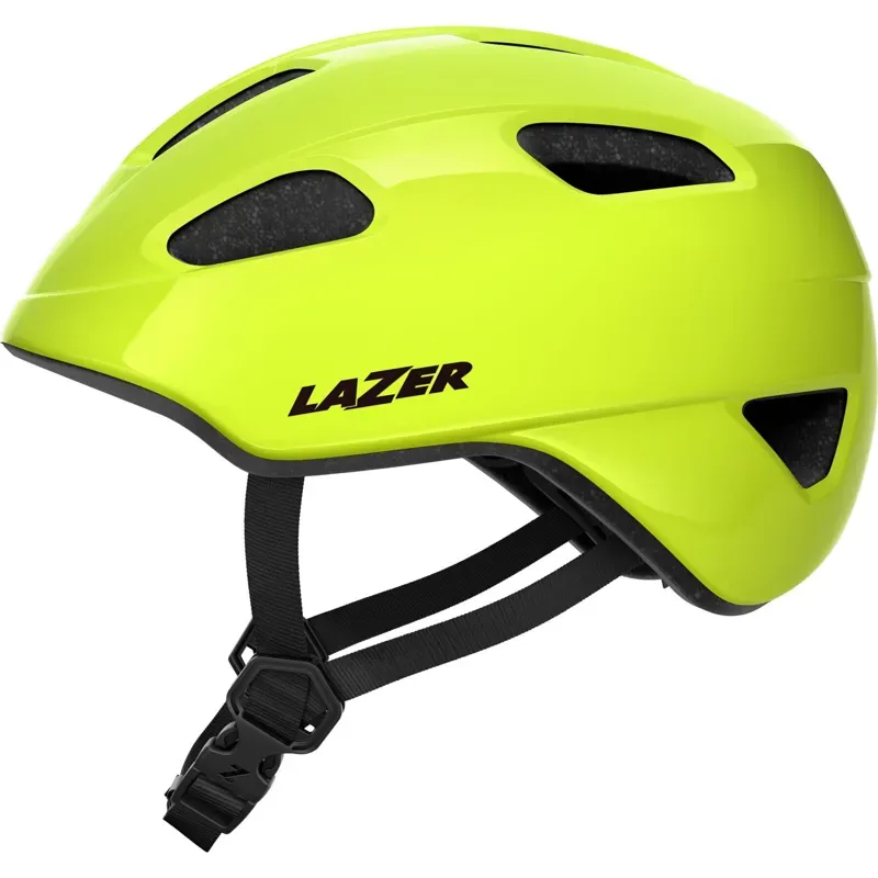 Lazer NutZ 2.0 KinetiCore Youth Helmet in Flash Yellow-2