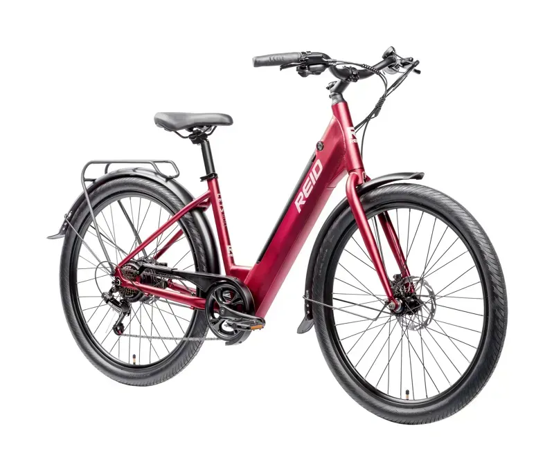 Reid Let's Roll Commuter eBike in Red-1