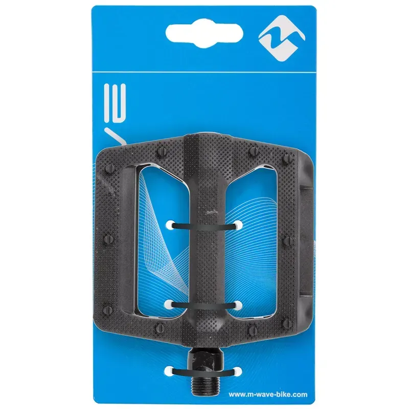 M-Wave Steady K6 Platform Pedals In Black-1