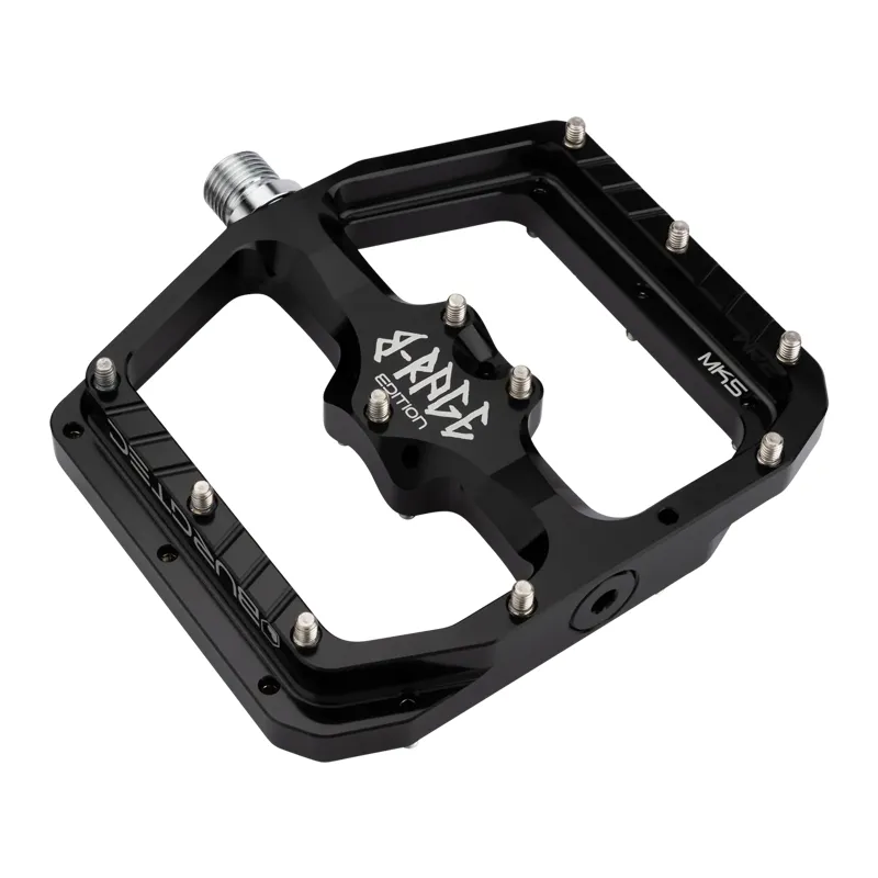 Penthouse Flat MK5 B-Rage Edition Pedals - Burgtec Black