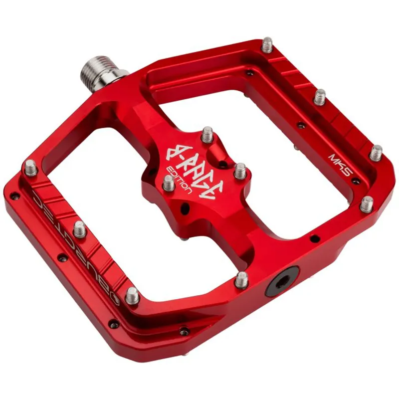 Penthouse Flat MK5 B-Rage Edition Pedals - Race Red