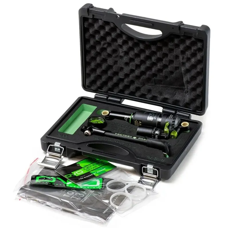 DVO Topaz Air Shock Standard Mount Black Green-1