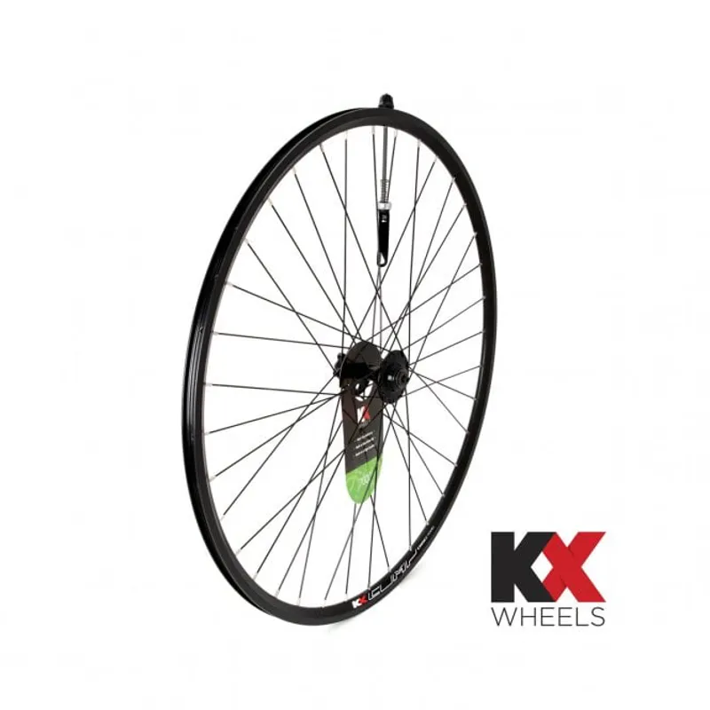 KX Road 700C Doublewall Q/R Wheel Disc Brake In front BLACK 700c road