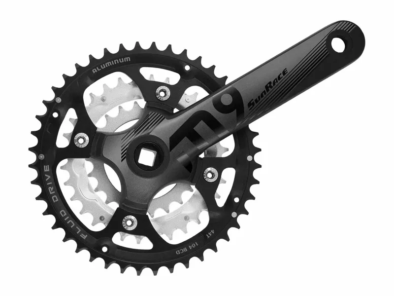 SunRace Crankset 44-32-22T Square Taper