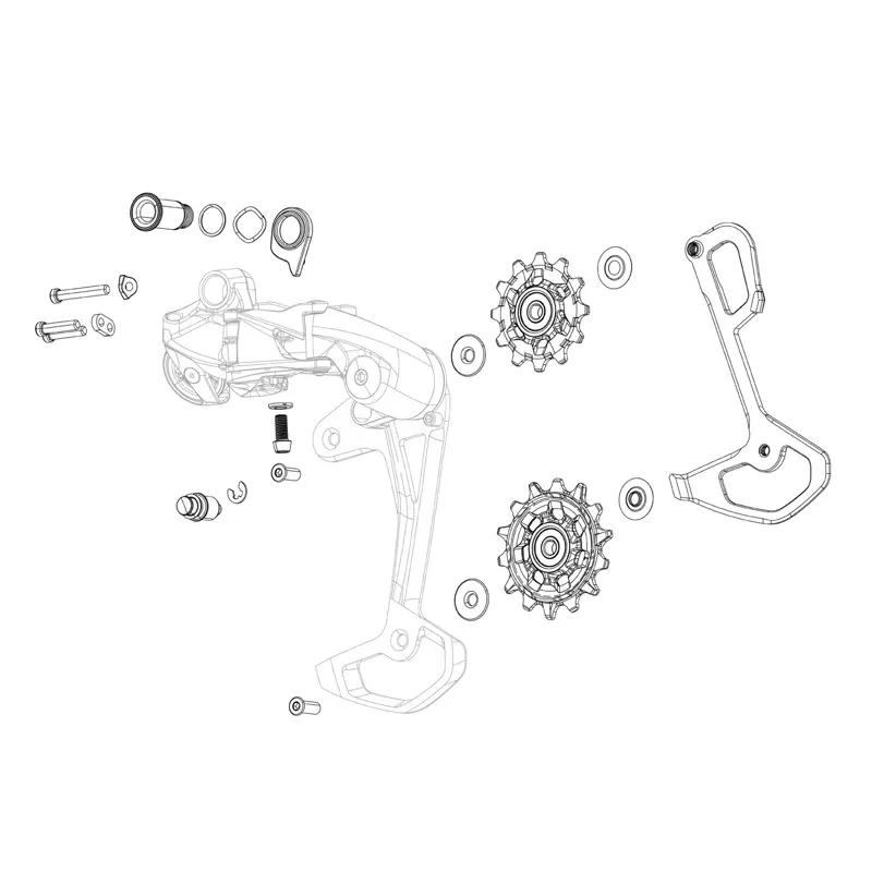 Sram Rear Derailleur Pulley Kit GX Eagle Axs 